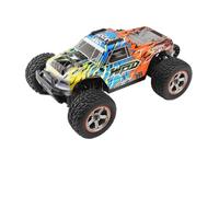 204006 1:20 4WD RC Car, 50KM/H Super Speed, Dual-Shift, Dual-Arm Independent Suspension, 390 Strong Magnetic Motor, LED Lights, 2.4G, 80m, 14 Bearings, Drift Spec, Ages 14+(Orange 1Battery Box)