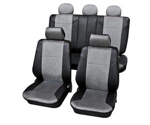 20475918 Sitzbezugset Universal Crete Petex SAB 2 Vario Plus, 15-Piece, Grey