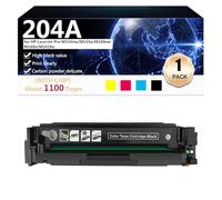 204A Compatible Toner Cartridge Replacement CF510A CF511A CF512A CF513A with Chip for HP LaserJet Pro M154nw M154a M180nw M180n M181fw Printer,Black