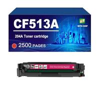 204A Toner Cartridge Compatible For HP LaserJet Pro M154nw M154a M180nw M180n M181fw Printer, 3200/ 2500 Pages,Magenta-1 Pack