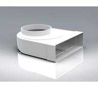 204x60 Plenum 204x60mm with 125mm Round Spigot