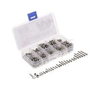 205 PCS RC Screws Set Stainless Steel Hexagon Screw Assortment Kit for Thread Repair Insert Tool for Truck Car Boat Mobile