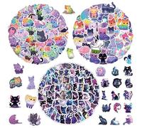 205 Pieces of Cat Stickers, Starry Sky Theme Stickers, Cute Stickers, Can Decorate Suitcases, Water Cups, Notebooks