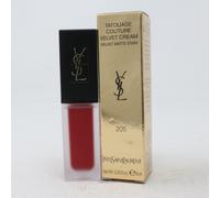 (205 Rouge Clique) Yves Saint Laurent Tatouage Couture Velvet Cream 0.20oz/6ml New With Box