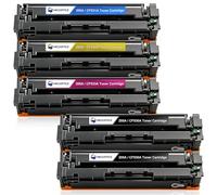 205A Toner Cartridge Compatible for HP 205A CF530A Toner Cartridges 5-Pack | Compatible with HP Color LaserJet Pro MFP M181fw M180n M180nw M180fw M154a M154nw Printer, CF531A CF532A CF533A CF530A Toner