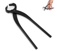 205mm Hand Forged Knob Bonsai Cutter, Round Edge Concave Branch Cutter, Manganese Steel Alloy Concave Bonsai Gardening Bonsai Tool for Cutting Root Burl
