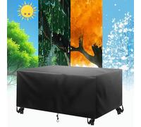 205x90x76cm/LxWxH Extra Large Garden Furniture Covers Waterproof,Patio Furniture Cover,420D Heavy Duty Oxford Fabric All Season Outdoor Furniture Covers for Outside Rattan Sofa Table and Chairs