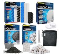 206/207 Filter Media Canister Filter Maintenance & Replacement Filter Media Kit, Including Trident Nova Filter Media Bags (Quick Clear/Water Pads, BioFoam, Carbon, Biomax)
