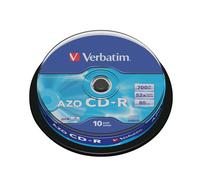 2069211 CD-R Discs with Extra Protection 10 Spindle Pack, Bulk Pack 10 x CD-R Blank Discs with Extra Protection, 52x Speed, 700 MB,white