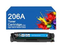 206A 4 Color Toner Cartridges Replacement 206A W2110A W2111A W2113A W2112A for HP Color LaserJet Pro M255DW M255NW M282NW Printer, High Yield 1500 Pages,206A -C