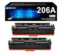 206A Black Toner Cartridge 206X Replacement for HP 206A 206X Black Toner Cartridge Compatible with HP 206A Black Color Laserjet Pro MFP M283fdw M283cdw M255dw M283 M255 Printer High Yield W2110A
