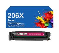 206X 4 Color Toner Cartridges Replacement 206X for HP Color LaserJet Pro M255DW M255NW M282NW Printer, Unleash High-Definition Printing,206X-M