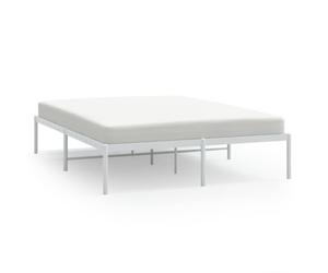 (207 x 146 x 31 cm, without headboard) vidaXL Metal Bed Frame with Headboard Bedroom Metal Platform Bed Base Bedstead