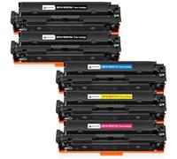 207A 207X Toner With Chip Compatible for HP MFP M283fdw M255dw Toner 5-Pack | Compatible for HP Color LaserJet Pro MFP M283fdw M283fdn M283 M282nw M282 M255dw M255nw M255 W2210A W2211A W2212A W2213A