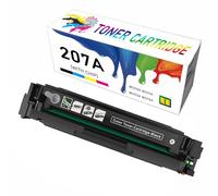 207A Toner Cartridges 4 Pack High Yield Compatible Replacement for HP COLOR LASER-JET PRO M255DW M255NW M282NW M283FDN M283FDW Series Printer, W2210A W2211A W2213A W2212A Ink Cartridge,Black-With Chip