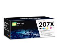 207X 207A Toner Cartridge With Chip Compatible for HP 207X 207A Color Laserjet Pro MFP M283fdw M255dw M283fdn M282nw M255nw W2210A W2211A W2212A W2213A (Black Cyan Yellow Magenta 4-Pack)