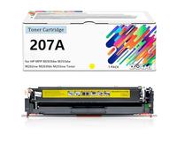 207X 207A Toner Cartridge With Chip Compatible for HP Laserjet Pro MFP M283fdw M255dw M283fdn M282nw M255nw W2210A W2211A W2212A W2213A,Y-With chip