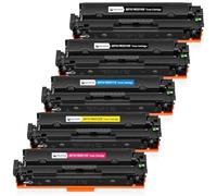 207X 207A Toner With Chip Compatible for HP MFP M283fdw M255dw Toner 5-Pack | High Capacity Toner Compatible for HP Color LaserJet Pro MFP M283fdw M283fdn M282nw M255dw M255nw W2210X W2211X W2212X W2213X
