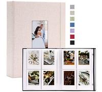 208 Photos Polaroid Photo Album Fits Fujifilm Instax Mini 12, 11, 9, 8, 40 Cameras Compatible with Polaroid Snap, Z2300, SocialMatic Instant Cameras ZIP Instant Printer, Beige 1 Pack