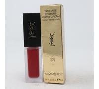 (208 Rouge Faction) Yves Saint Laurent Tatouage Couture Velvet Cream 0.20oz/6ml New With Box
