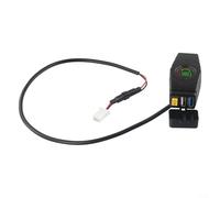 2080V Quick Charge USB Adapter for Electric Motorcycles Ideal Solution for Various Voltage Configurations on Handlebar (green)