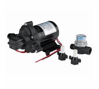 2088-422-144 Diaphragm Water Pump for RV Yacht and Other Water Delivery System 12V 3.3GPM 45PSI, 1/2 MNPT Connection Detachable Filters