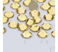 2088 Non Hotfix DIY Crystal Nail Art Decorations 8 Big 8 Small Strass Rhinestones Flat Back Stick-On Nails for Nail Art-Jonquil-SS30-288Pcs