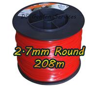 208m of Genuine STIHL 2.7mm ROUND Brushcutter Strimmer Trimmer Cord Line Wire