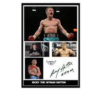 (209) Ricky Hatton Boxing Legend Signed A4 Photograph (21 X 297 CM) Art Work Wall Art Display Great Gift Idea (REPRINT) #####