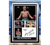 (209) Ricky Hatton Boxing Legend Signed Framed Autograph Signature A4 (21 X 297 CM) Art Work Wall Art Display Great Gift Idea (REPRINT) #####