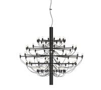 2097/75 Chandelier black with clear bulbs Flos - 8059607057803