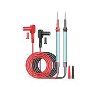 20A 1000V Security Evaluated Multimeter Test Clients with Ergonomic Silicone Handle and Oxidation Immune Gold Veneered Probes for Electronics Repair Temperature Resistant Elastomer Probes