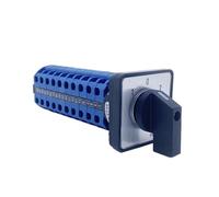20A 10P Custom LW26 LW28 YMW26-20/10 Three-gear 10-section Reverse Dual Power Rotary Combination Cam Switch IDGTTLDF(Customize)