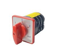 20A 4KW 3 Position Rotary Switch 3 Poles 12 Terminals Transfer Silver Contact Changeover Cam Selector HZ5-20/4 M05 1Pcs