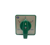 20A 4kw Motor Power Circuit Switch ON-Off-ON 3-Position Electric Conversion Rotating Silver Contact Terminal HZ5-20/4 M04