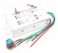 20A 9V-60V 1200W DC Brush Motor Speed Governor Controller CVT/PWM Motor Speed Regulating Switch