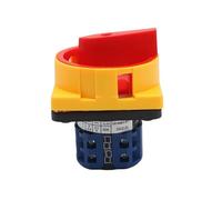 20A and 25A Off-ON 4 Poles Disconnect Isolator Switches LW26GS CA10 64x64mm Padlock Rotary Cam Switch(20A 64x64mm panel)