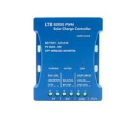 20A Bluetooth Solar Charger Controller 12V/24V Intelligent Regulator Solar Panel Battery Charging Statistics Pwm With Usb Port 12V24V Lead-Acid/Lithium Battery
