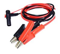 20A Clip Plug Test Cable Lead Connector Probe 4mm Crocodile