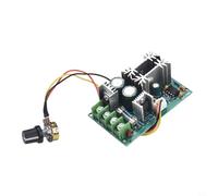 20A DC 10-60V Motor Controller Module for Brushed DC Motors - Digital Display, Screw Terminal Wiring, 25 kHz For PWM, 1200W Max Power, Linear Potentiometer