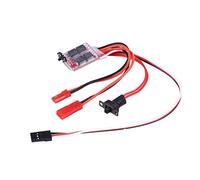 20A ESC Brushed Motor Speed Controller, Electronic Speed Controller Brushed Motor with Brake for Rc Car Boat Remote Control Replacement Part Accessory