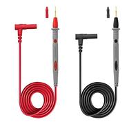 20A gold-plated special tip Digital Multimeter Test Lead 1000V Slicon Rubber Wire Retardant Gilded Sharp Needle Probe (test leads)