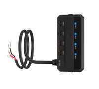 20A Relays Box, Terminal Block for 12V Systems | 12V Terminal Block, 20A Current, Water Resistant, for Automotive Wiring Projects, Marine Applications