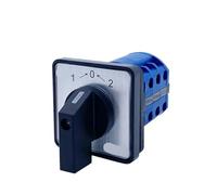 20A Reset Universal Conversion Switch LW26-20/3 Three Section Momentary Dual Power 380V Motor Forward Reverse Cam Switch 1Pcs