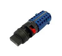 20A Single Hole Mounting Installation 6 Poles 0-7 Positions Transfer Changeover Cam Rotary Switch YMW26 LW28 LW26-20S/6 1Pcs