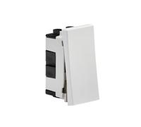 20AX 1G 2-Way Modular Switch (25x50mm) - White