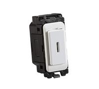 Knightsbridge CUGM8 White Curved Edge 20AX DP Secret Key Module