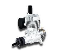 20cc Gasoline Engine with Electric Start, 2-Stroke Single Cylinder RC Airplane Engine for Large Fixed Wing Aircraft Models, Physical Science Experiment Display Model
