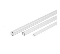20cm 10PCS Square Clear Acrylic Tube Plastic Hollow for DIY Sand Table Architectural Model Making-Outer D5x5mm