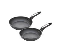 20cm & 24cm Forged Aluminium Black Ceramica Frying Pan Set